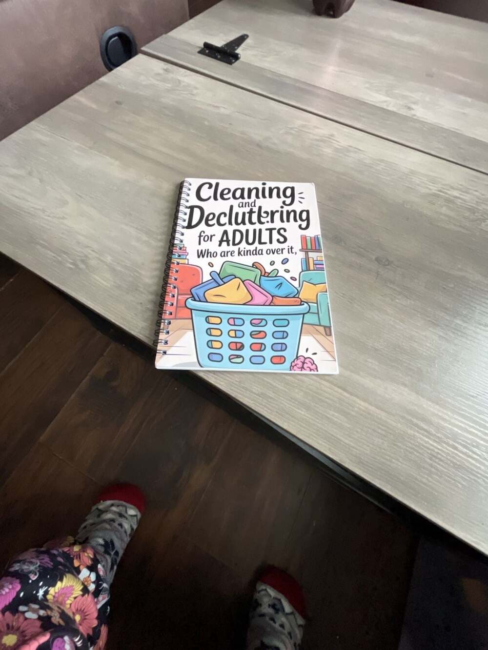 Cleaning And Decluttering For Adults Spiral Notebook